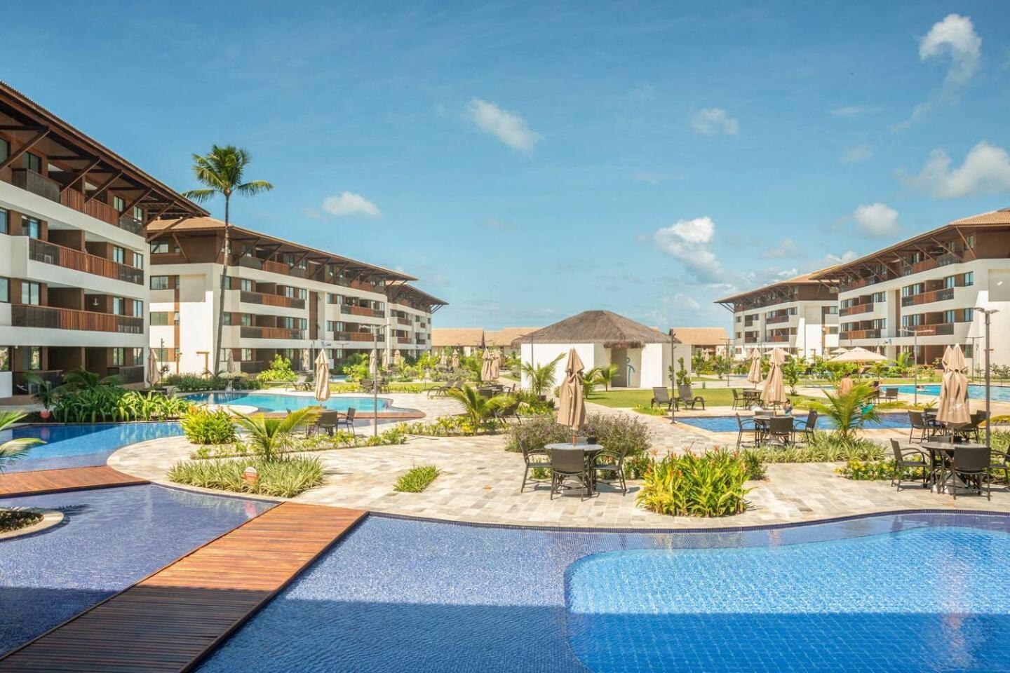 Cupe Beach Living Resort Beira Mar Porto De Galinhas Flat Luxo Sofisticado 3Qts Exterior foto