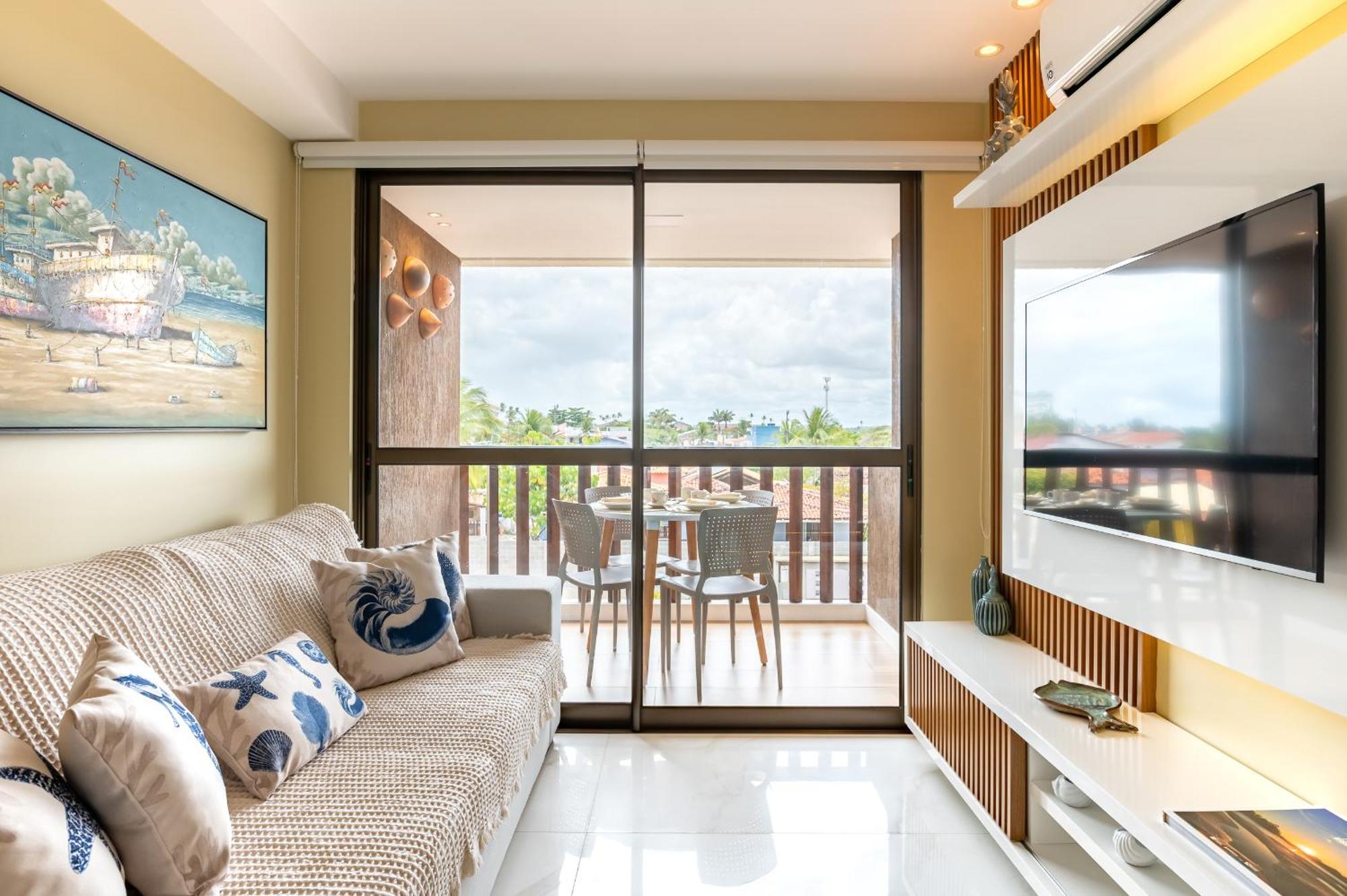 Cupe Beach Living Resort Beira Mar Porto De Galinhas Flat Luxo Sofisticado 3Qts Exterior foto
