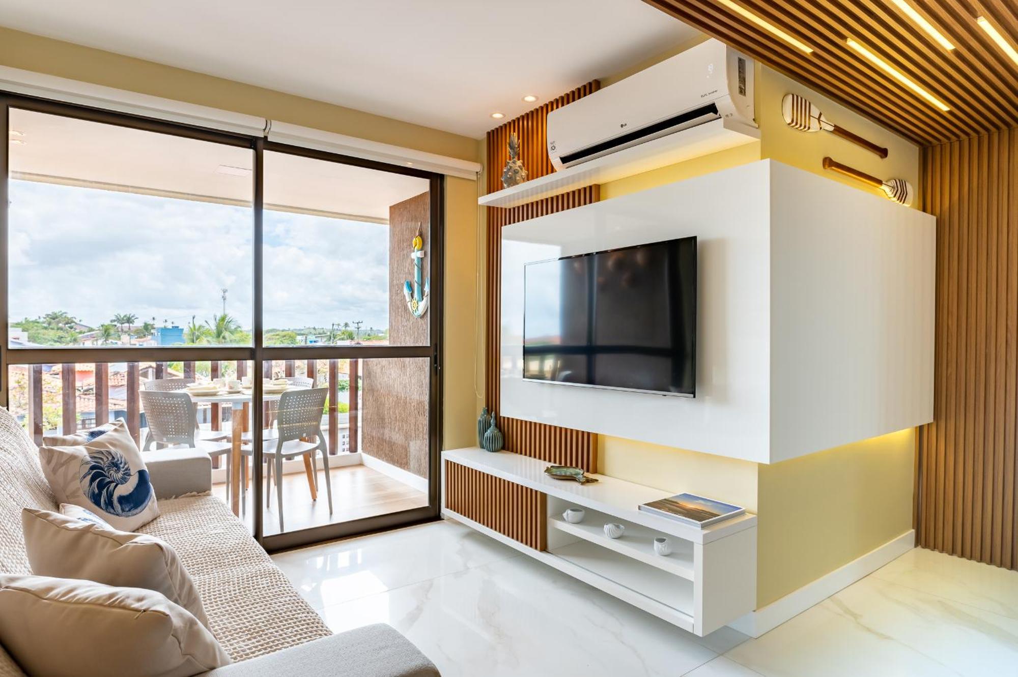 Cupe Beach Living Resort Beira Mar Porto De Galinhas Flat Luxo Sofisticado 3Qts Exterior foto