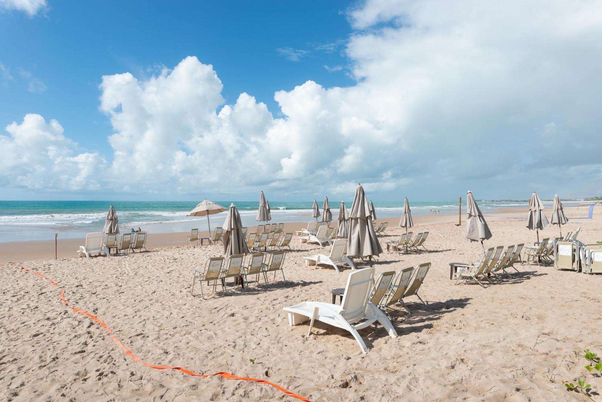 Cupe Beach Living Resort Beira Mar Porto De Galinhas Flat Luxo Sofisticado 3Qts Exterior foto